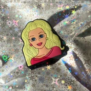 New, Cute Doll/Cartoon Shoe Charm for crocks or similar shoes.